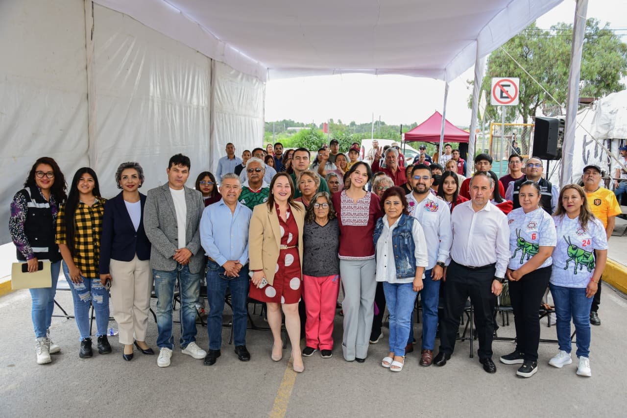Transformación integral en Ex Presidentes: Gobierno de Tizayuca entrega pavimentación, banquetas y alumbrado seguro