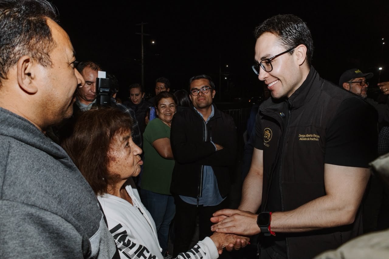 Jorge Reyes entrega trabajos de alumbrado en el Bulevar Panorámico y alcanza más de 20 mil luminarias recuperadas en Pachuca