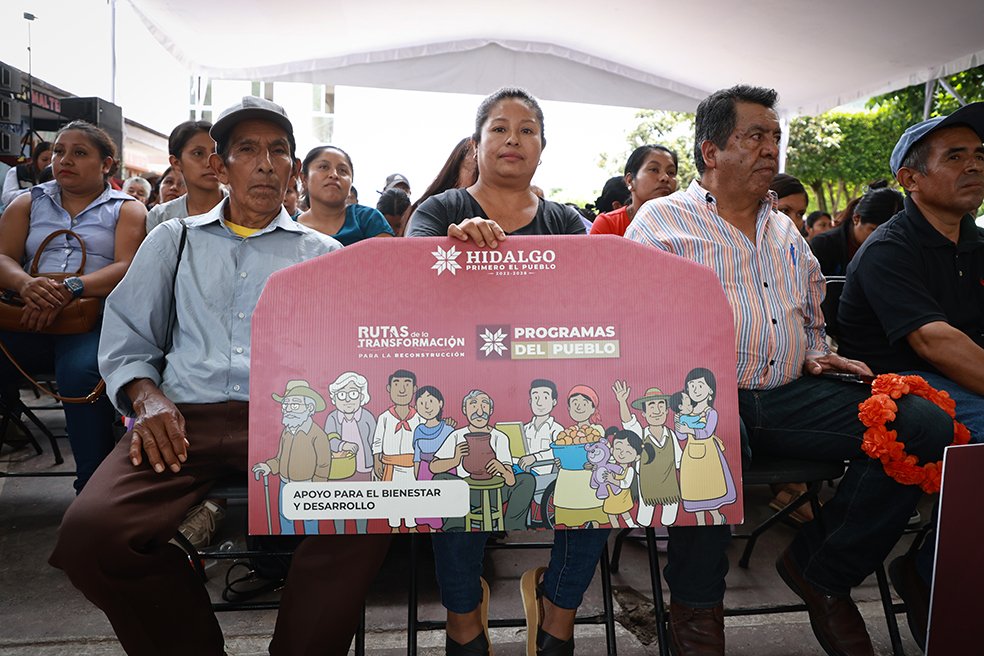 Programas sociales no son dádivas, son un respaldo al pueblo hidalguense: Julio Menchaca    