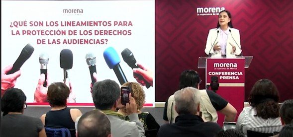 MORENA defiende lineamientos para proteger los derechos de las audiencias