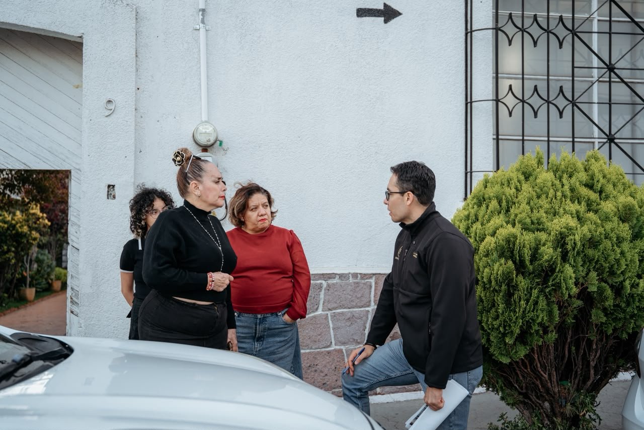 Jorge Reyes recorre puntos estratégicos donde se instalarán nuevas cámaras de videovigilancia en Pachuca