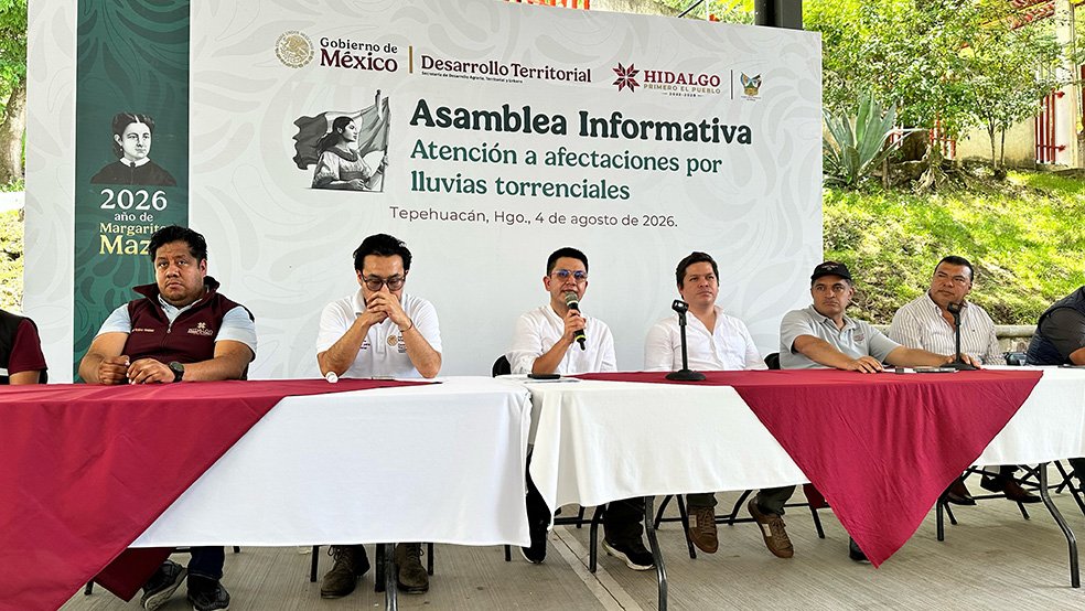Asambleas Informativas para la Relocalización llegan a la Sierra de Hidalgo 