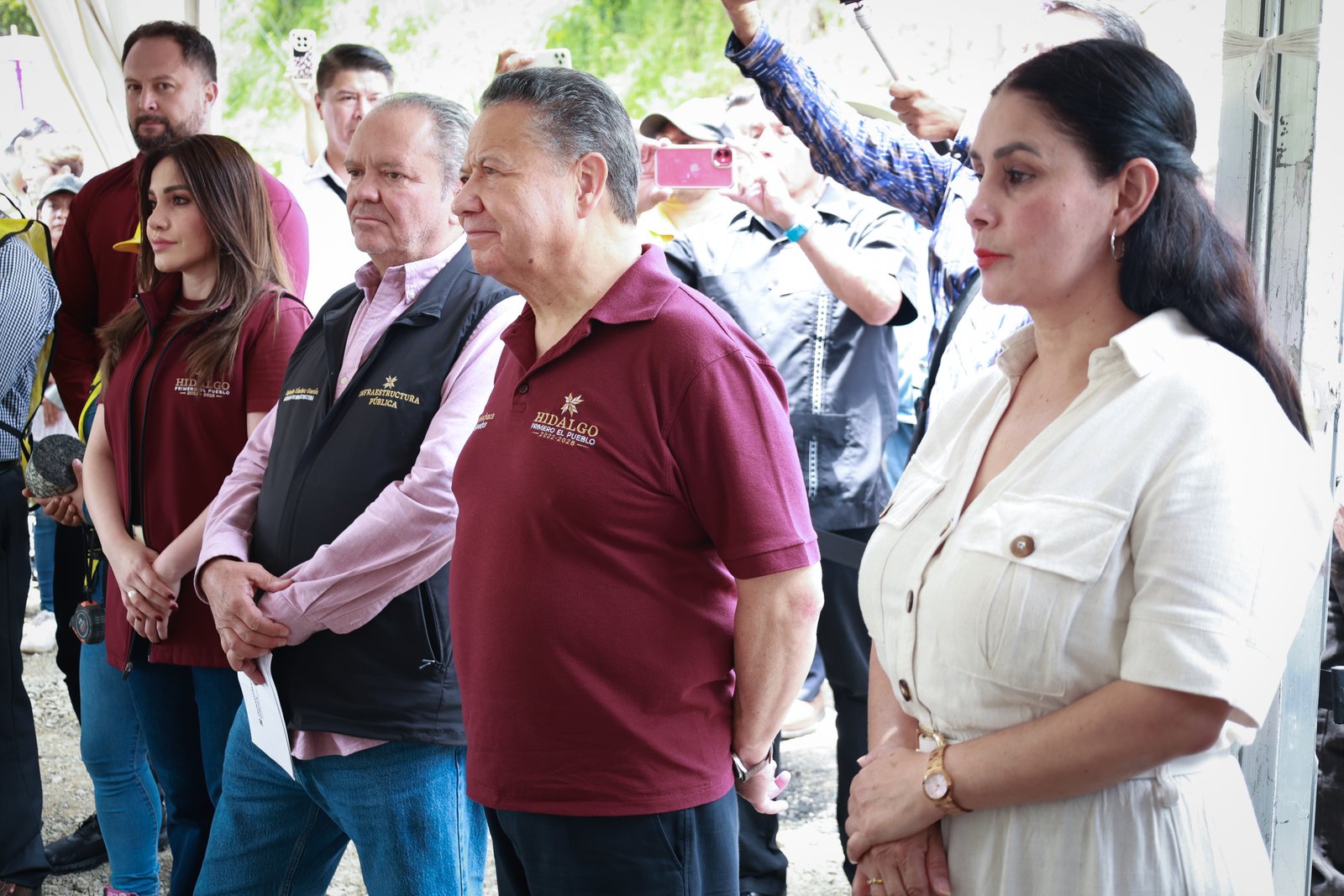 En Xochicoatlán, Julio Menchaca reafirma compromiso para reconstruir Hidalgo 