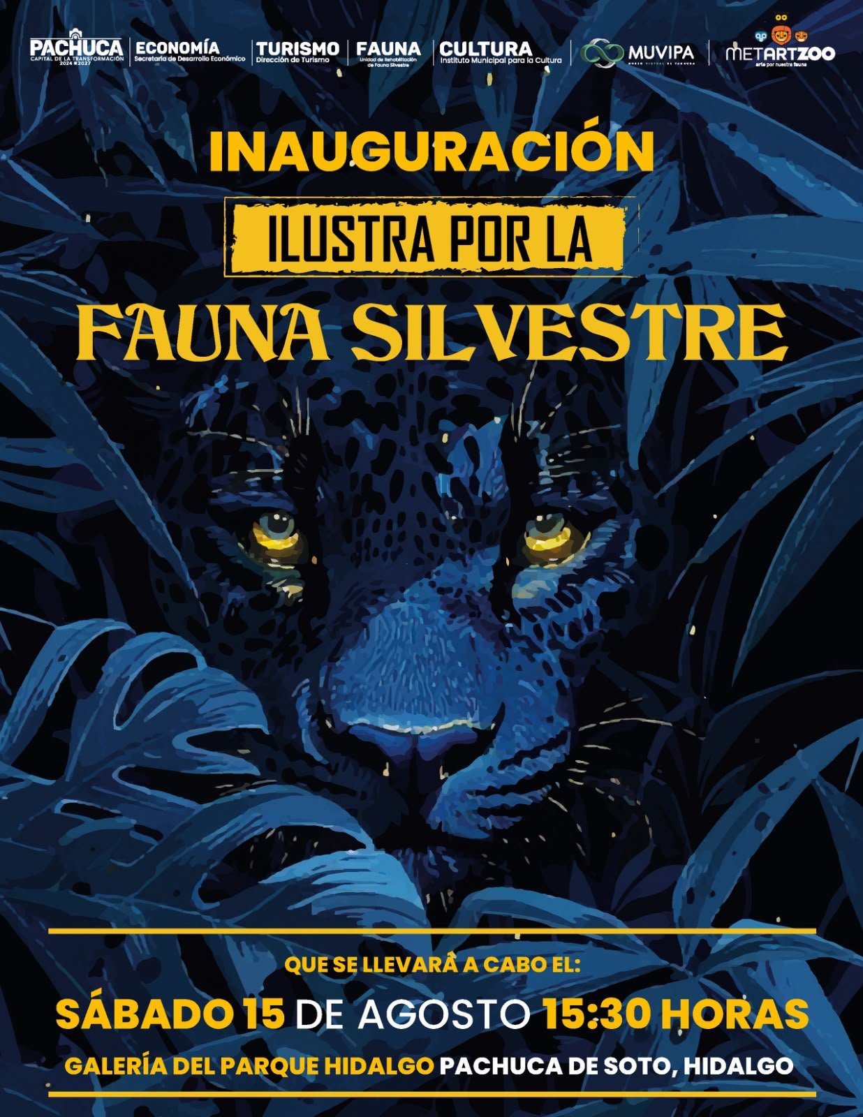 Ilustra x la Fauna Silvestre, exposición artística se presenta en Pachuca