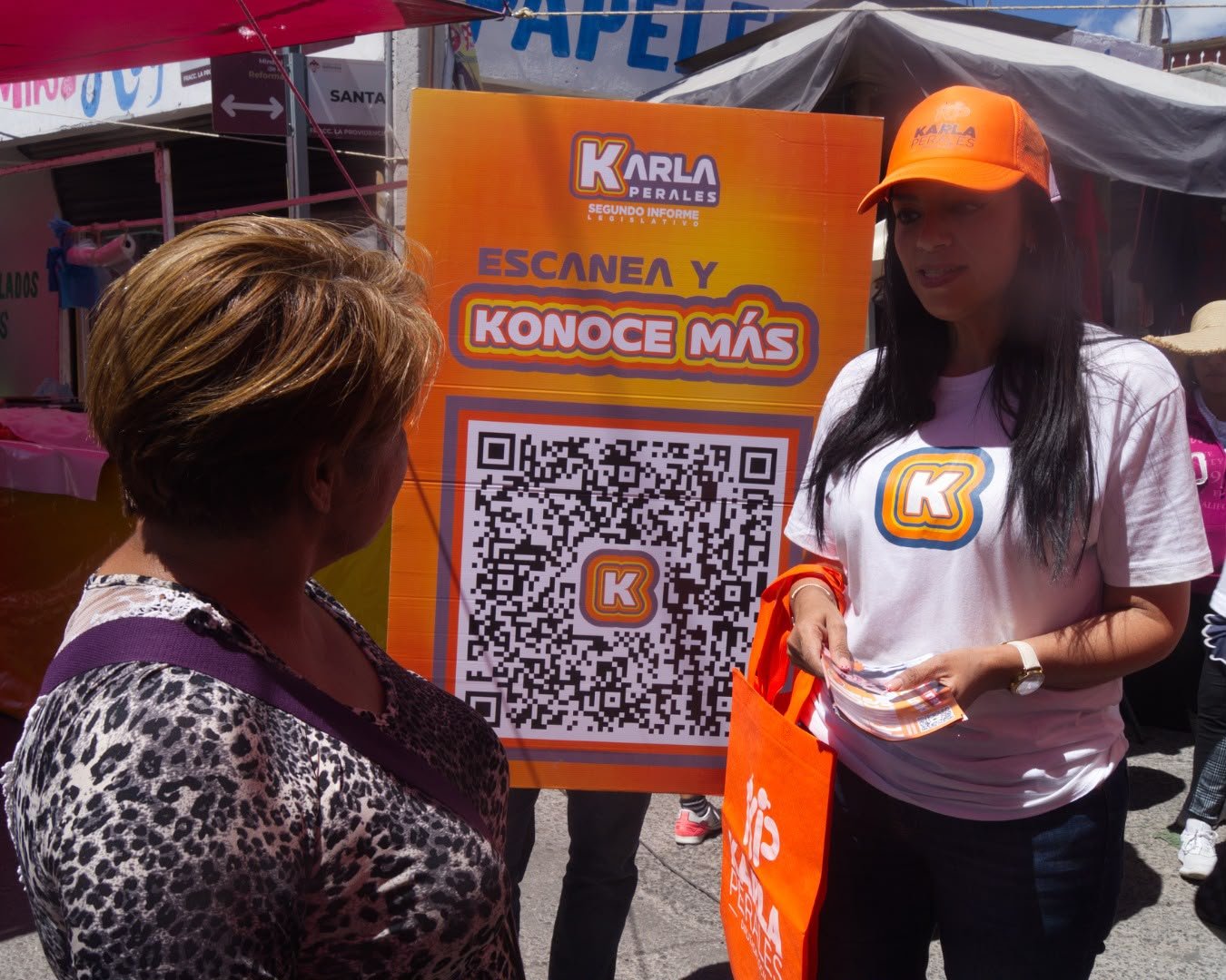 Karla Perales regresa a colonias de Mineral de la Reforma a informar su trabajo legislativo