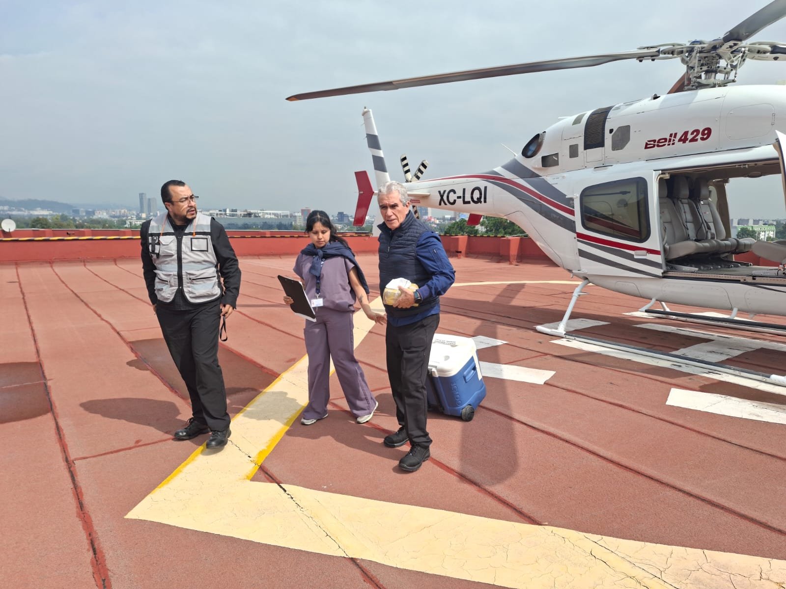 Secretaría de Salud de Hidalgo coordina traslado aéreo de órganos para salvar vidas