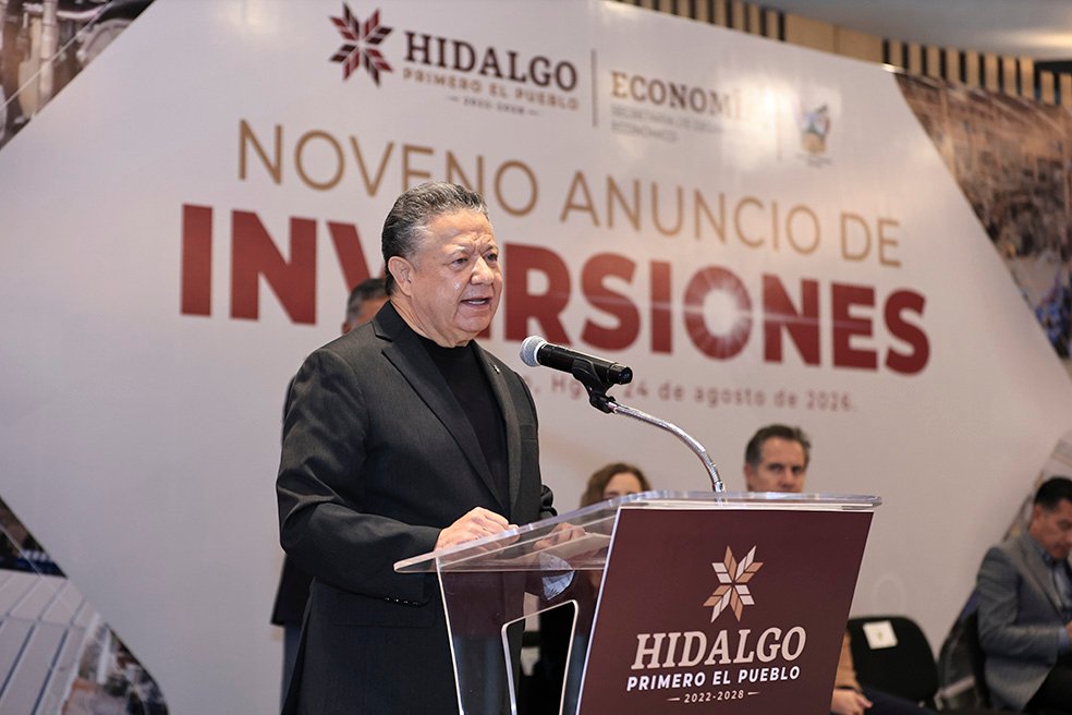 Hidalgo, potencia en marcha; alcanza más de 147.6 mil millones de pesos en inversiones