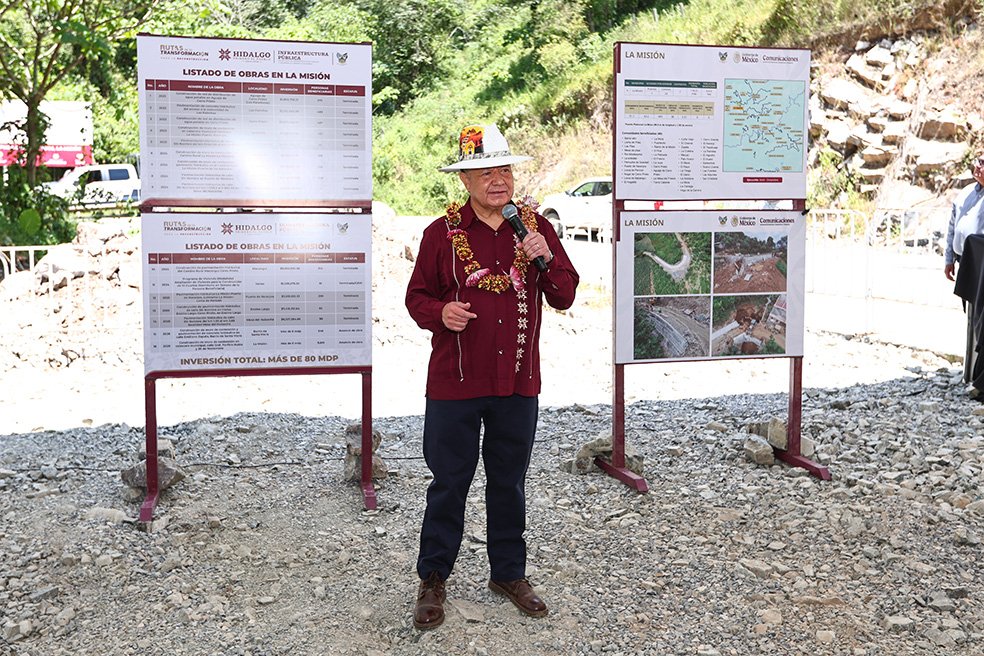 Atendemos cada rincón de Hidalgo; hay obra en los 84 municipios: Menchaca Salazar