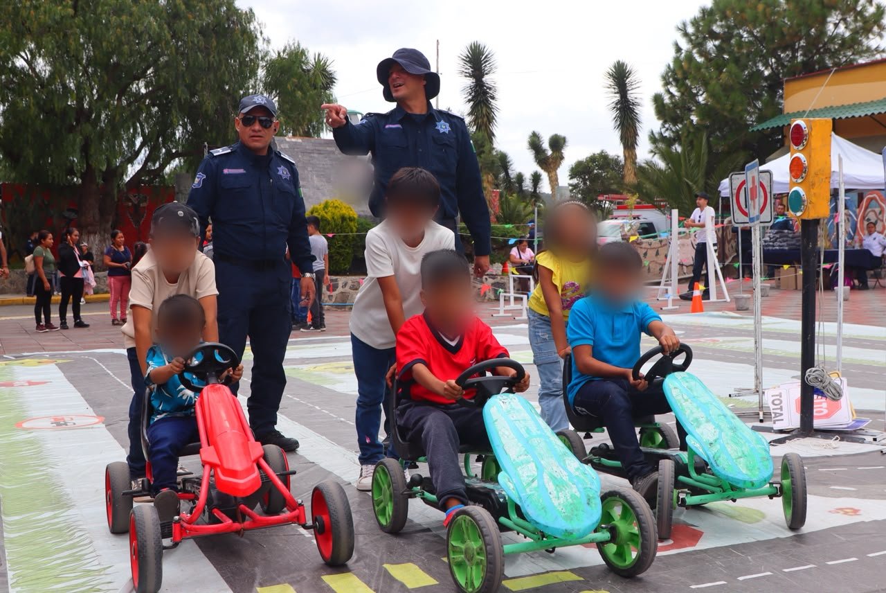 Durante el periodo vacacional, SSPH acercó a 818 niñas y niños a la policía estatal