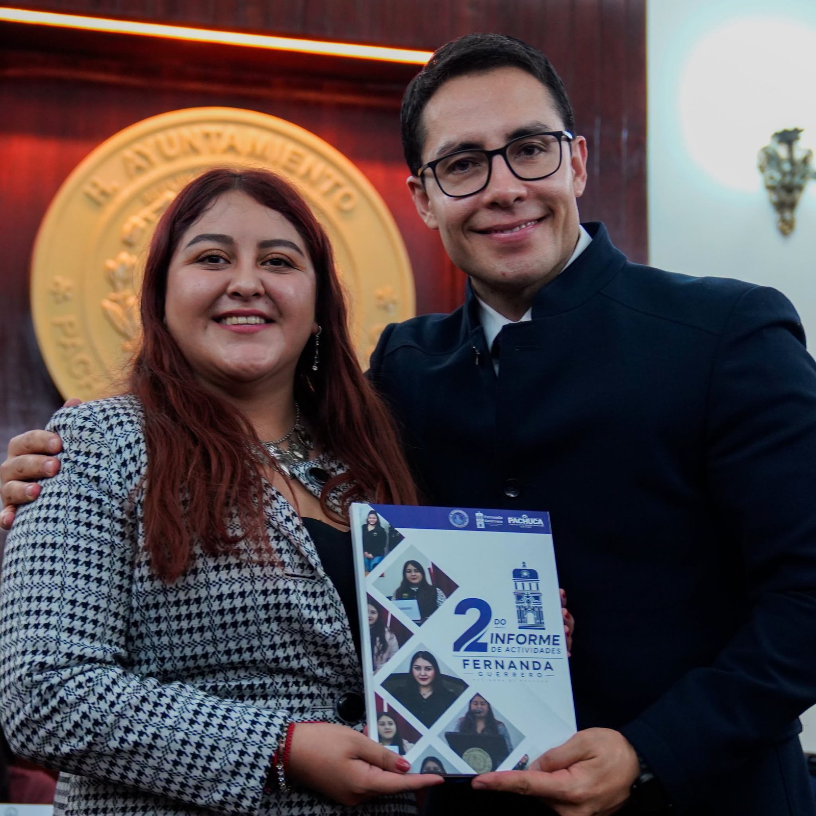 Fernanda Guerrero rinde cuentas en Pachuca