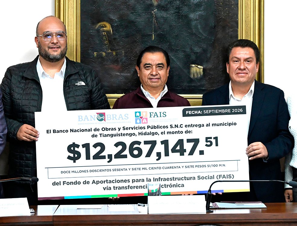 Congreso de Hidalgo aprueba la entrega de financiamiento de Banobras al municipio de Tianguistengo