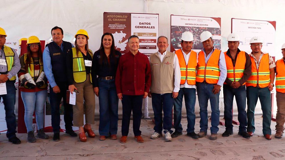 Transforma Julio Menchaca la infraestructura carretera y urbana de Hidalgo con inversión superior a 13 mil mdp
