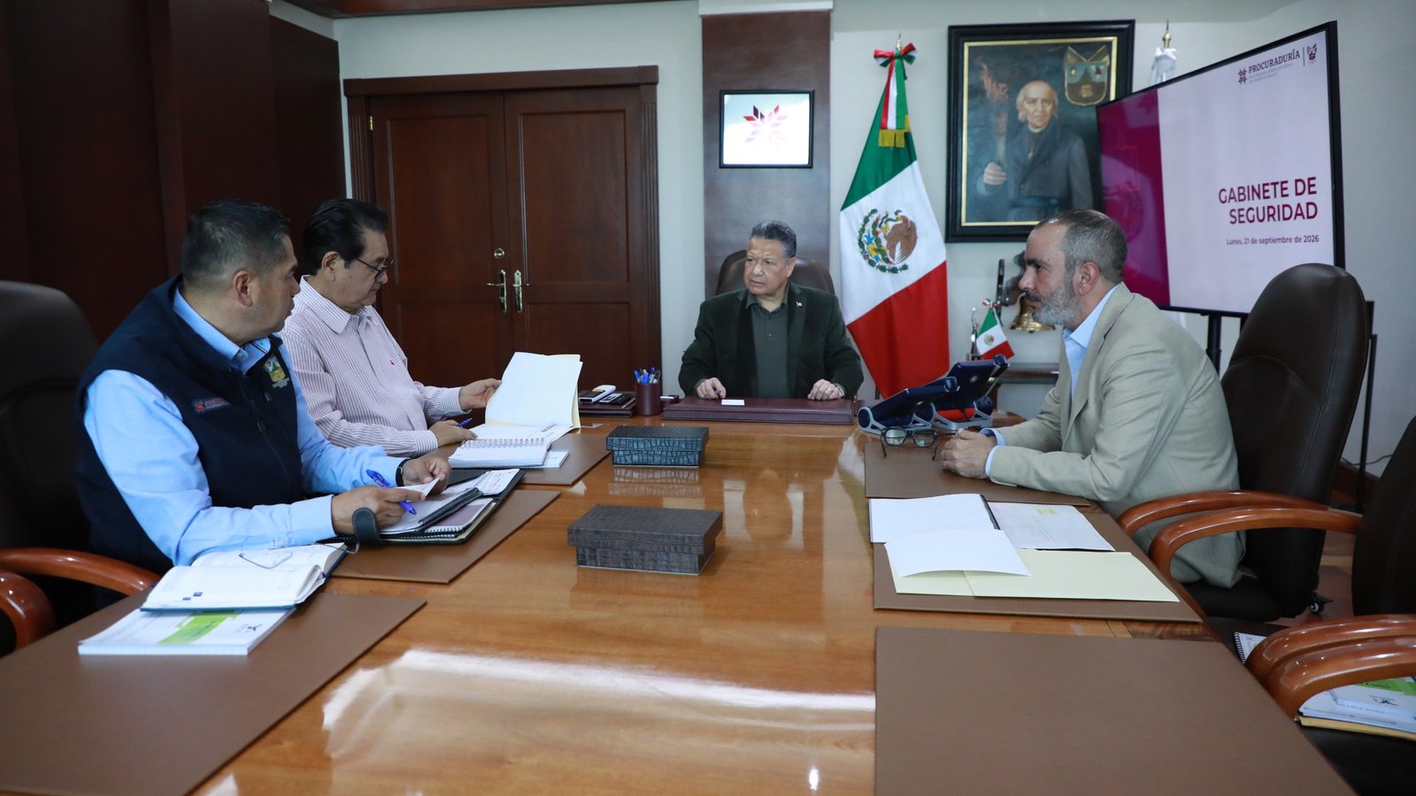 En operativo coordinado por el Gabinete de Seguridad, detienen a tres personas tras altercado en Pachuca
