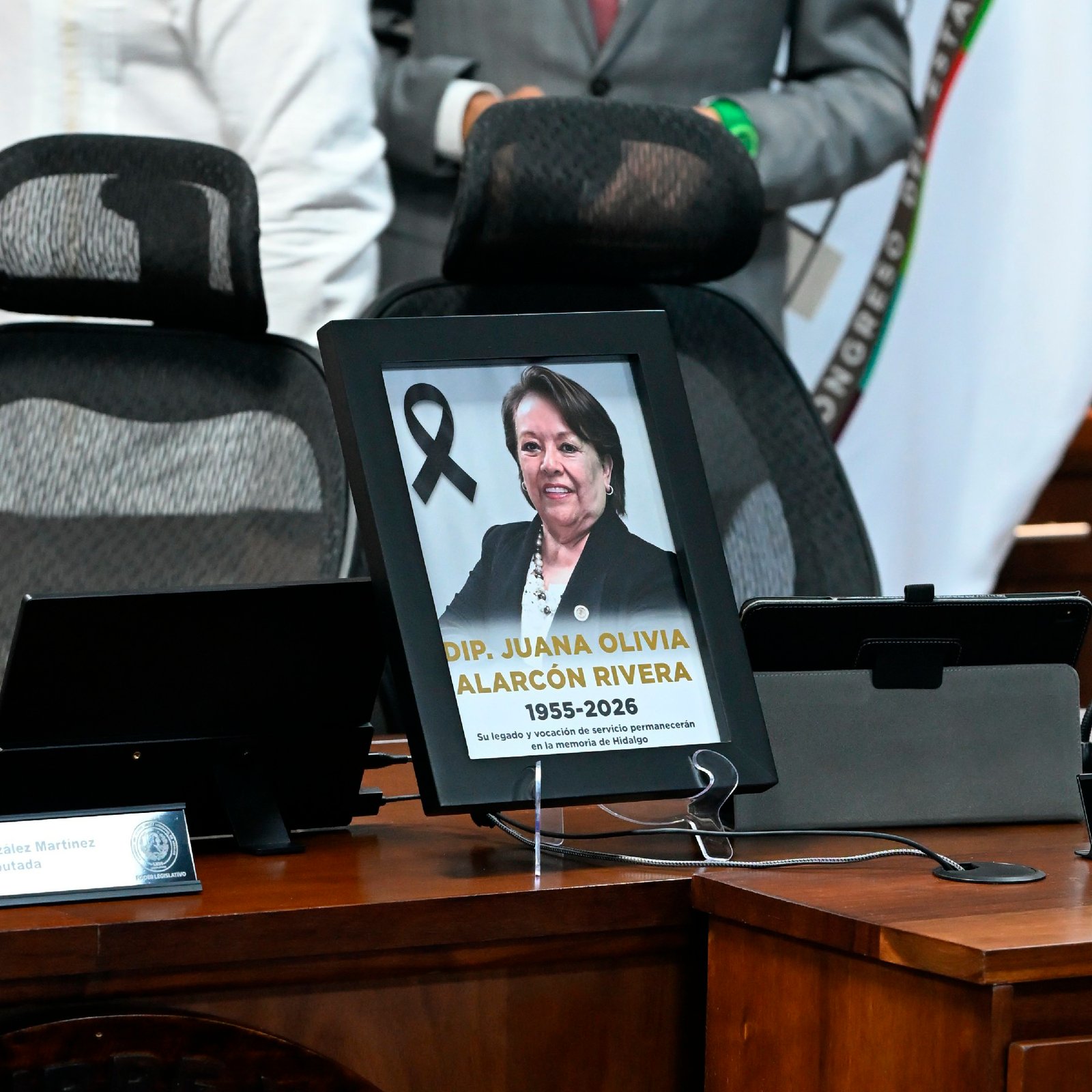Congreso de Hidalgo reconoce legado de la diputada Juana Olivia Alarcón Rivera tras su fallecimiento