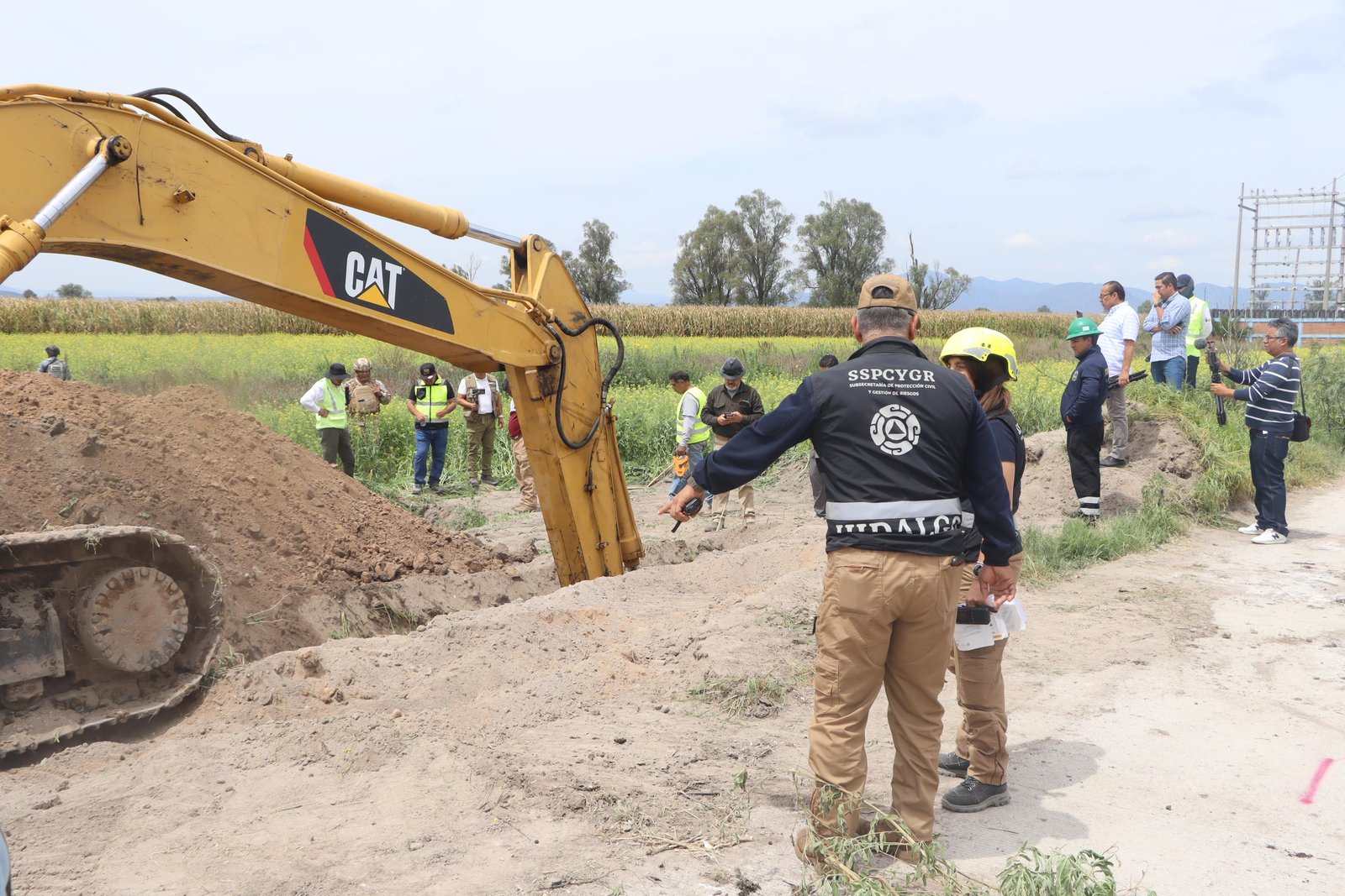 En la localidad de Teocalco, Destruyen túnel relacionado con el robo de hidrocarburo
