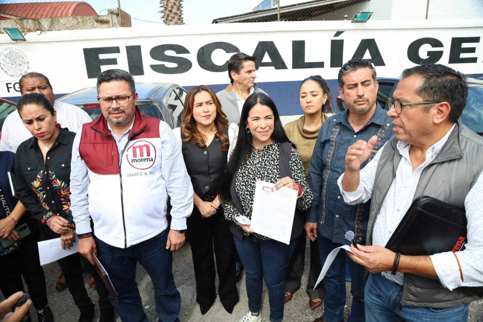 MORENA PRESENTA DENUNCIA ANTE EL SAT Y AUTORIDADES FISCALES CONTRA CAROLINA VIGGIANO 