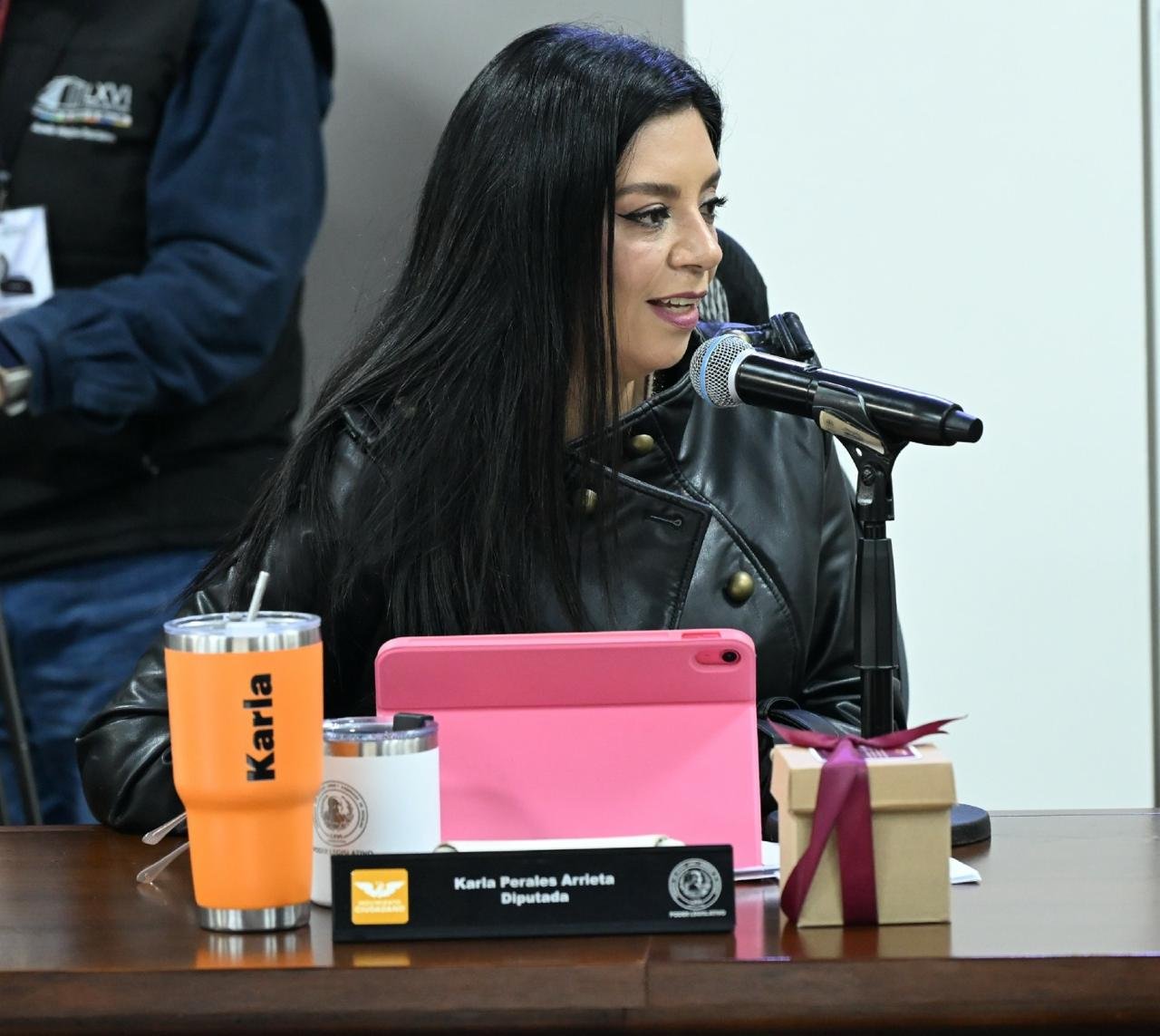 KARLA PERALES PIDE ATENDER CRISIS HÍDRICA EN MINERAL DE LA REFORMA DURANTE COMPARECENCIA
