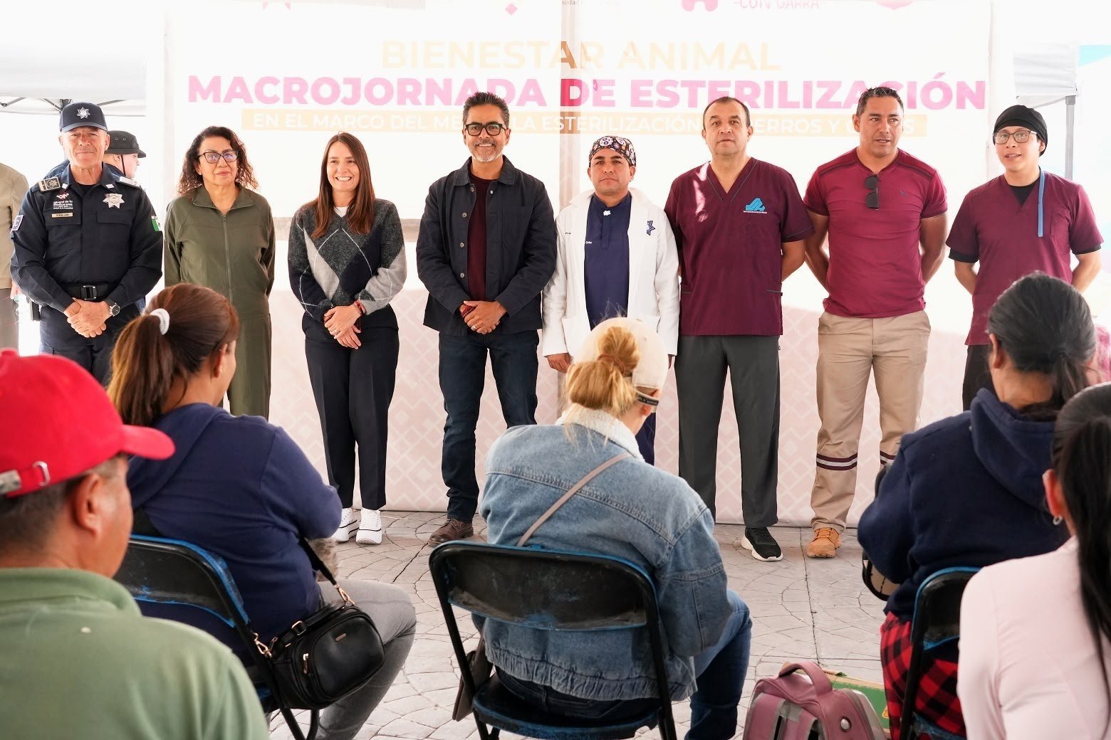 Encabeza Lalo Medécigo macro jornada de esterilización en Mineral de la Reforma 