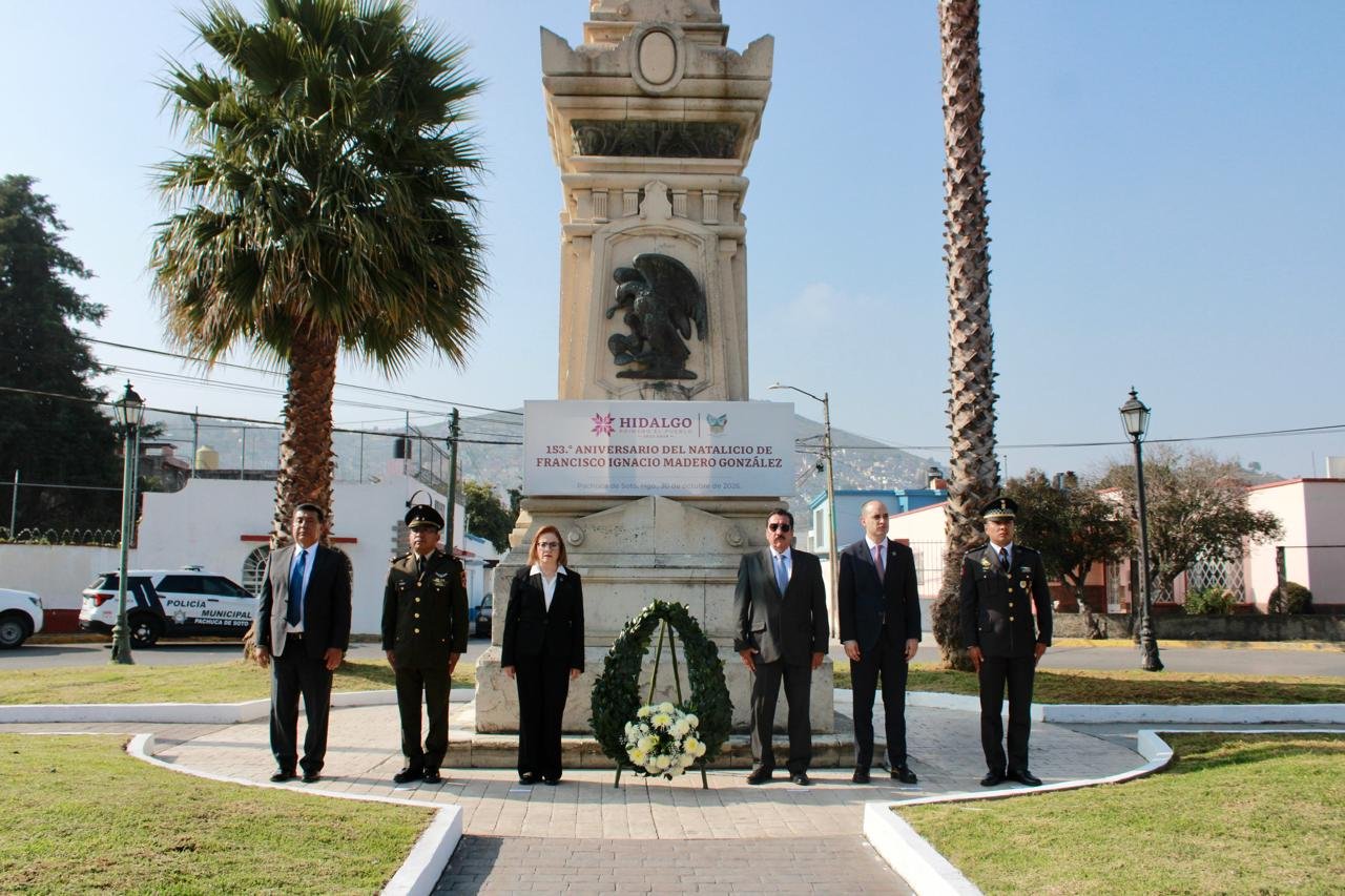 Conmemoran el natalicio de Francisco Ignacio Madero González